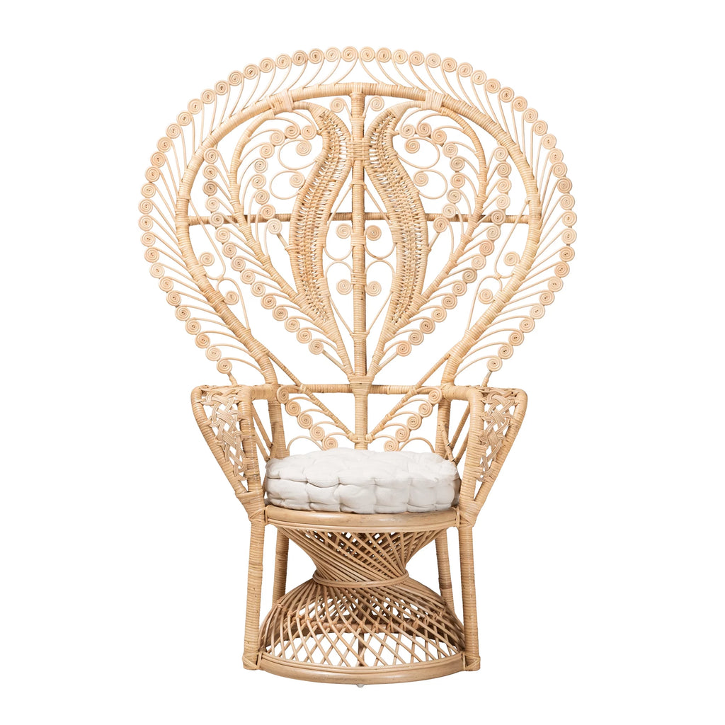 Natural Brown Rattan Chair X534