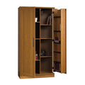 12-Shelf Storage Cabinet, Sienna Oak E115343