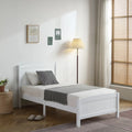 White Wooden Bed I50810