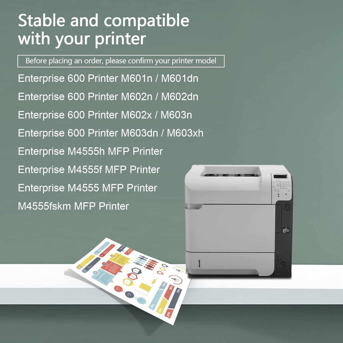 Compatible Black Toner Cartridge B963