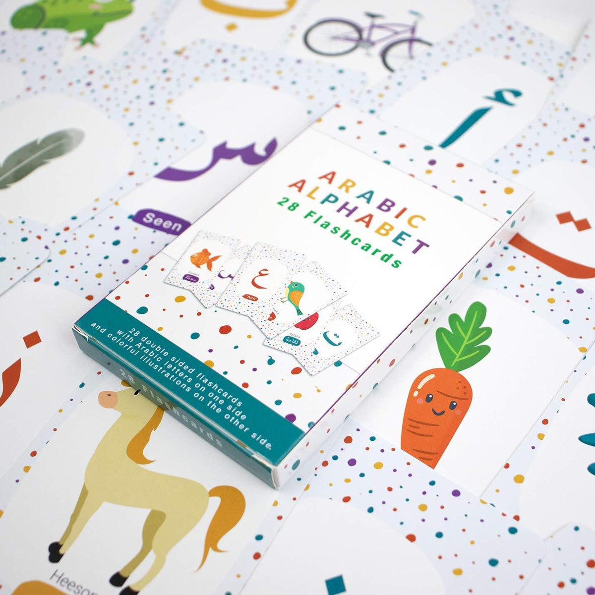 Arabic Alphabet Flash Cards Pack of 2 P5517