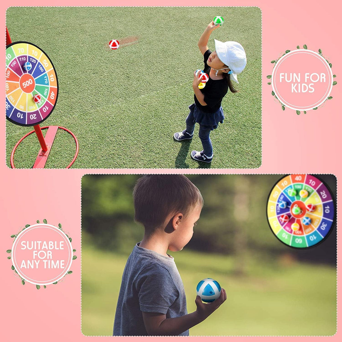 Dart Board with 16 Sticky Balls C895447