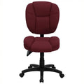 Burgundy Ergonomic Task Office Chair Q144