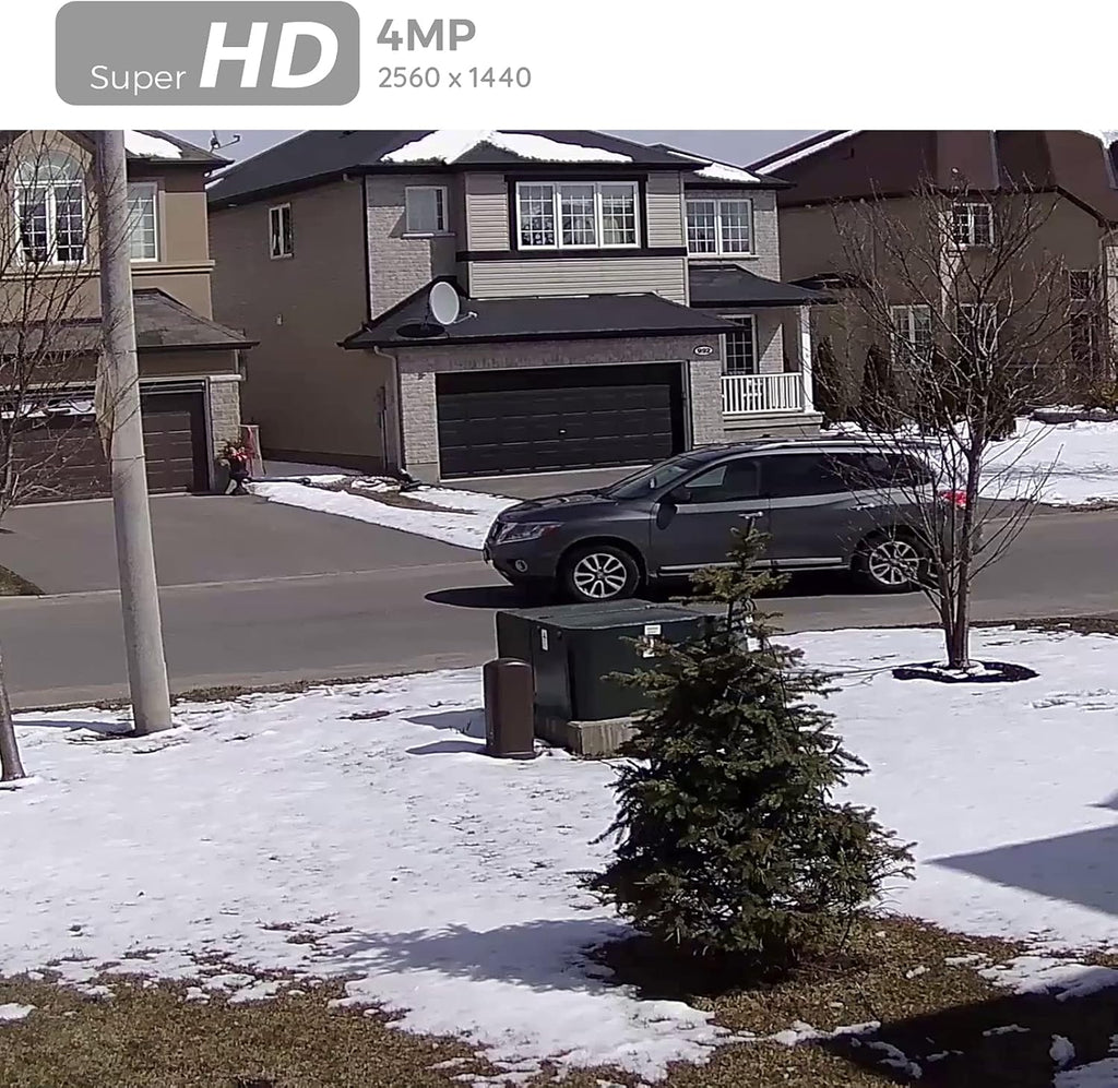 4MP PoE IP Camera Outdoor Video Surveillance Cam Z637