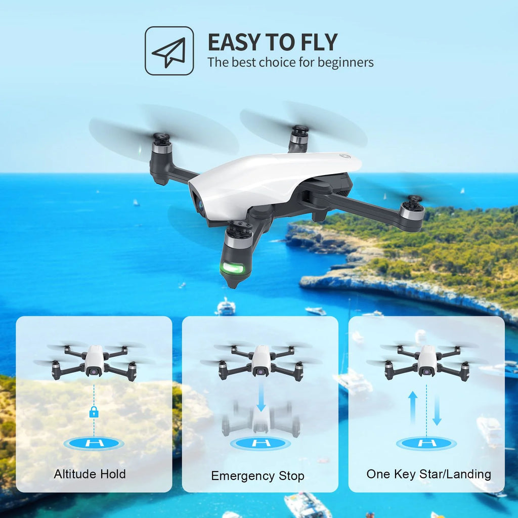 White GPS Drone with 4K Camera D602