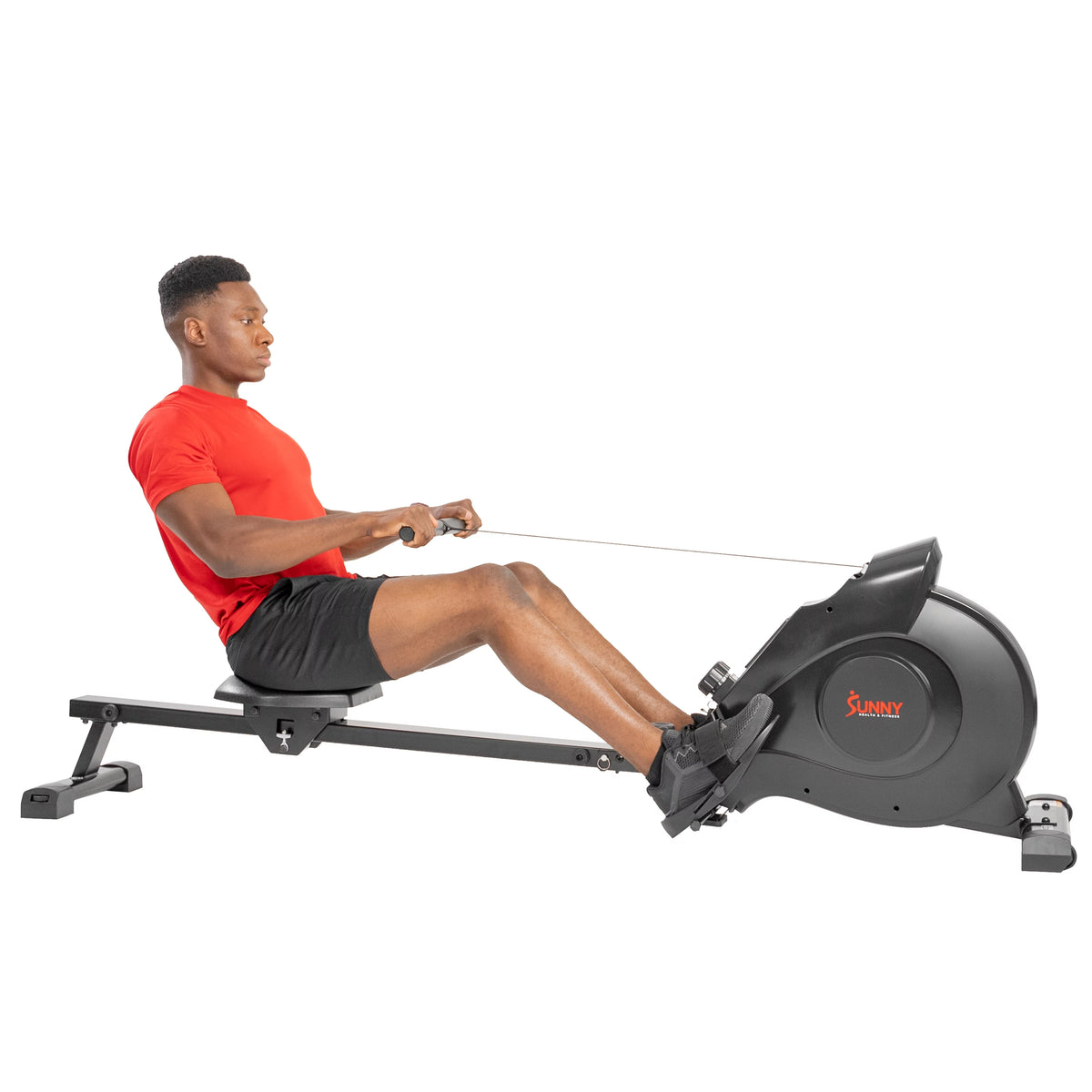 Smart Magnetic Rowing Machine with Extended Slide Rail B836