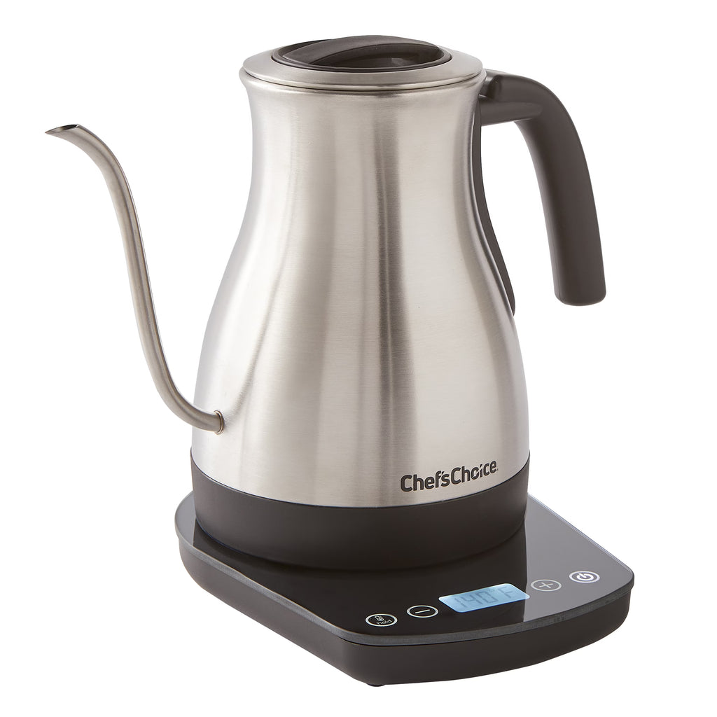 Digital Electric Gooseneck Kettle Brushed Stainless Steel O5716