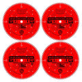 10x22 80T Thin Kerf Plywood & Melamine Saw Blade (4 Pack) L729408
