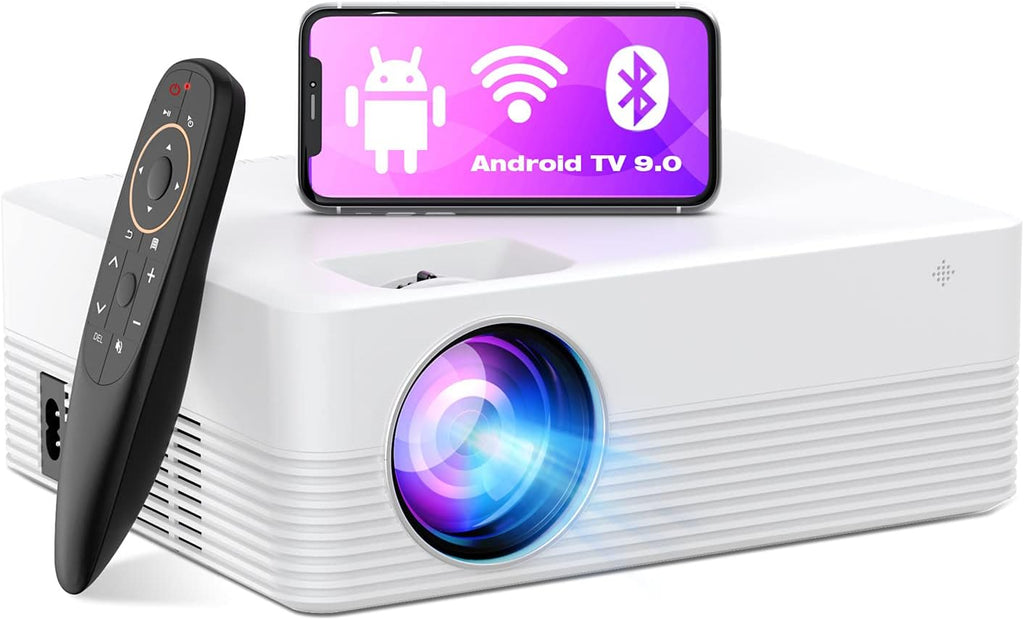1080P 6000 Lumens Bluetooth WiFi Smart Projector D921