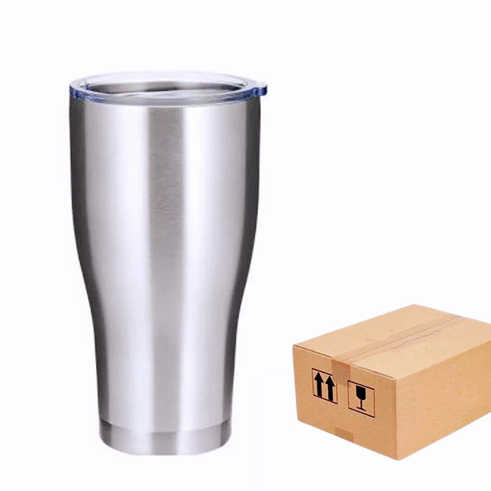 25 Pack 30 oz Insulated Tumbler with Lids and Straws H6207