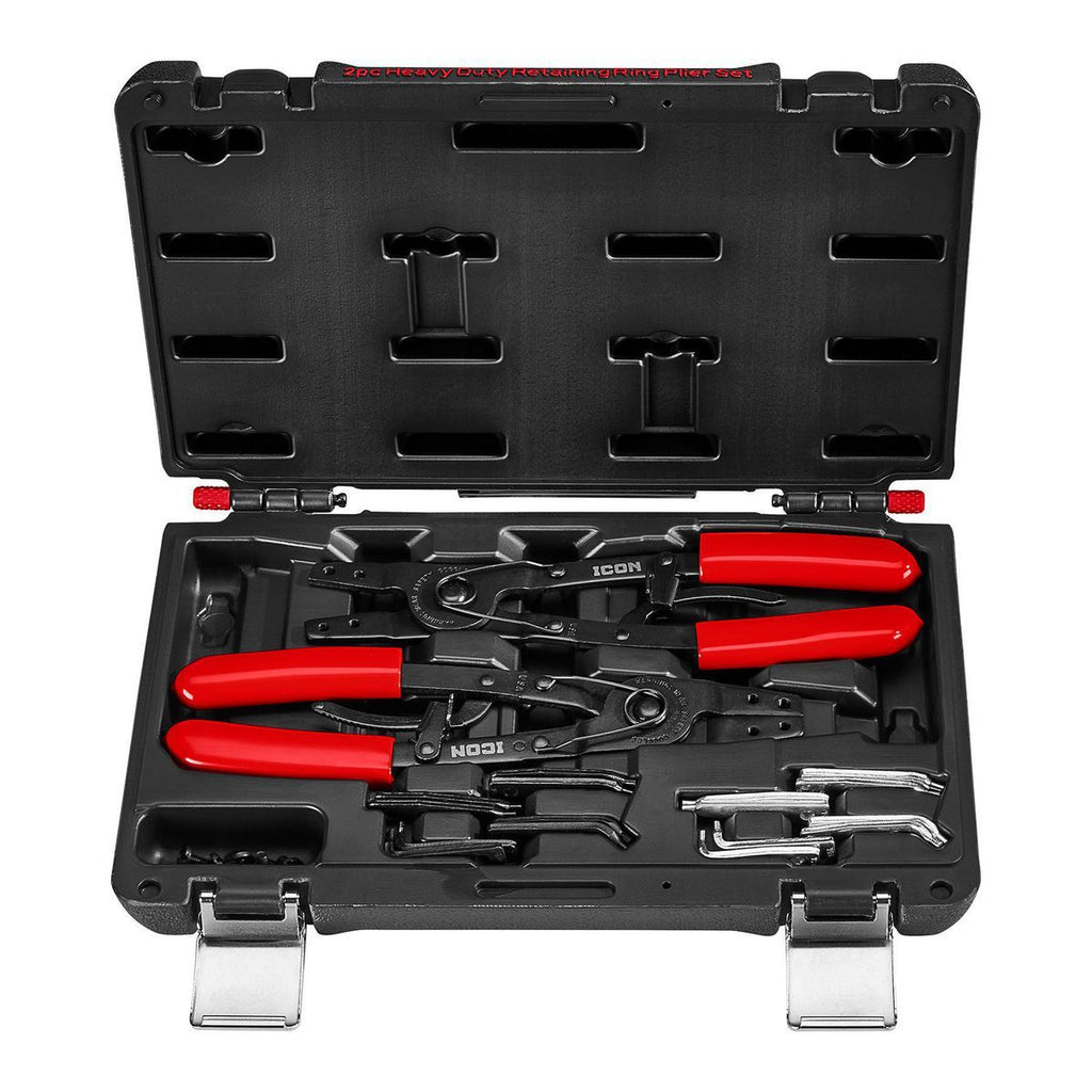 Ratcheting Retaining Ring Pliers Set with Replaceable Tips B648179