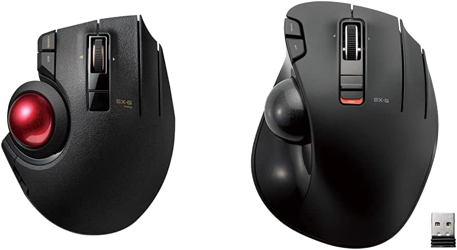 Black Thumb-Operated Trackball Mouse K628