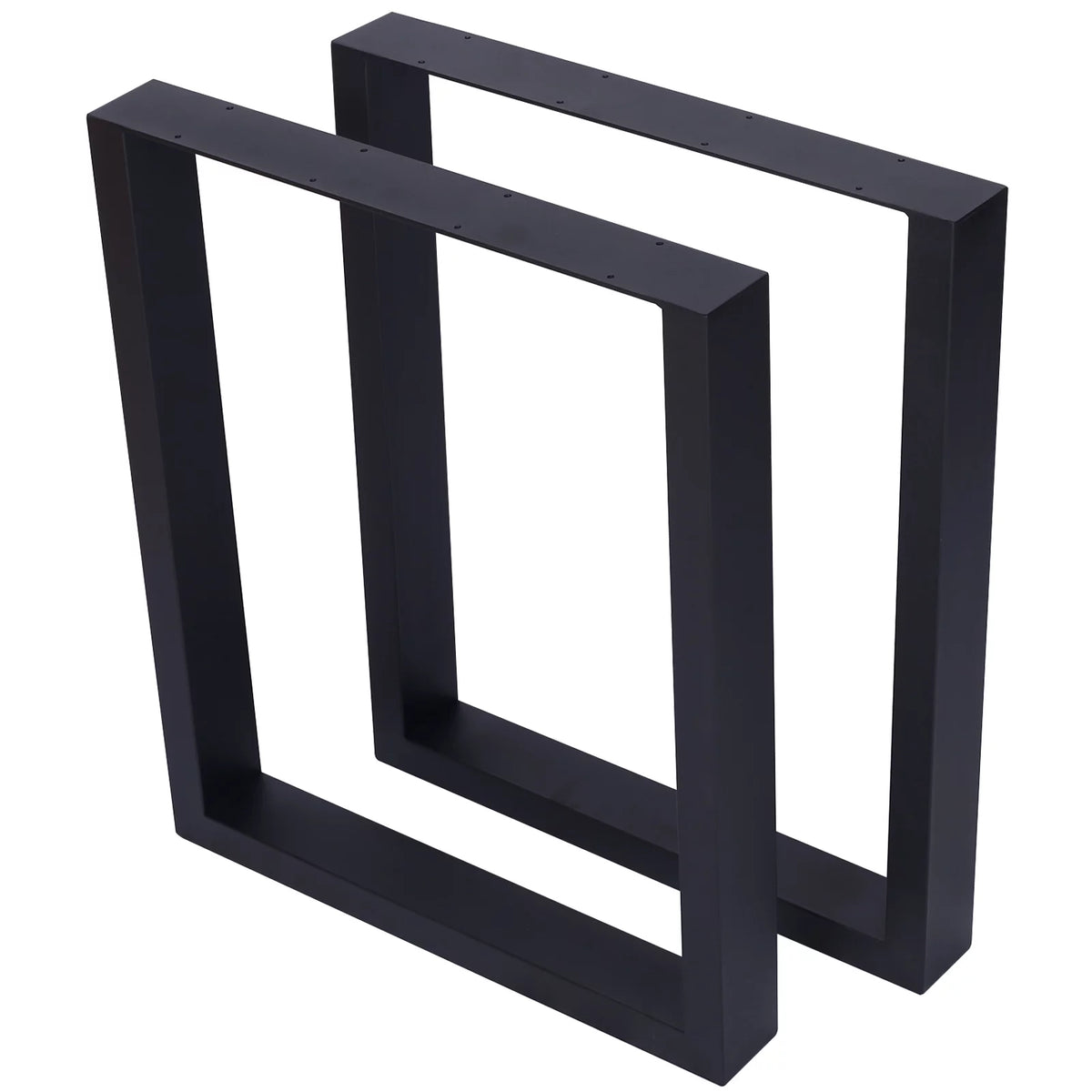Set of 2 Square Metal Table Legs 28" K1814
