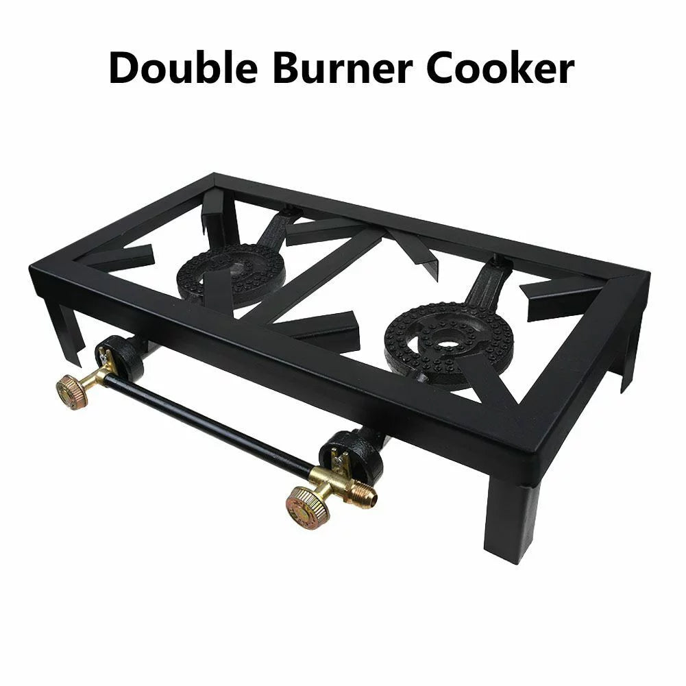 Portable Single/Double Burner Propane Gas Camp Stove A5789