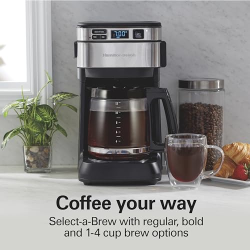 12 Cups Black Programmable Drip Coffee Maker K944922