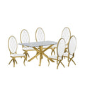 5pc Glass Dining Set C5627