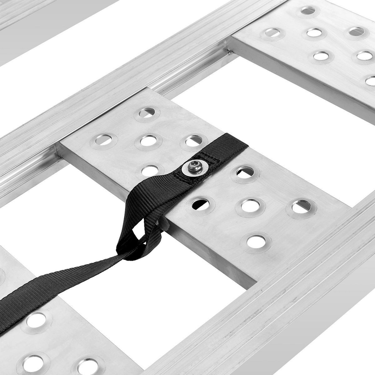 1250 lb. Capacity 13 in. x 77 in. Straight Aluminum Loading Ramps, Set of 2 I6130