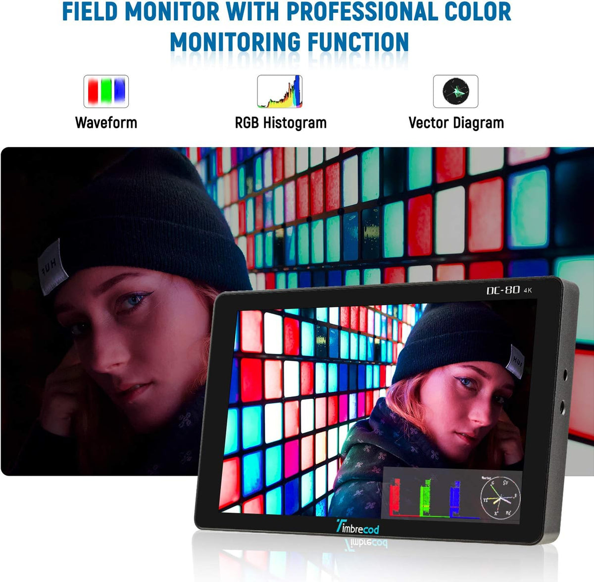 5.5 4K Camera Field Monitor with 1920x1080 HDMI Screen S361438