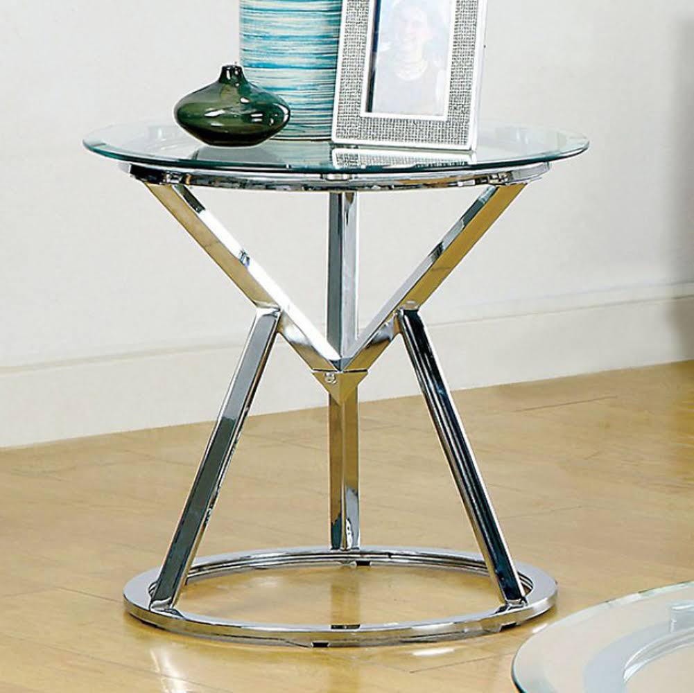 Chrome End Table J132