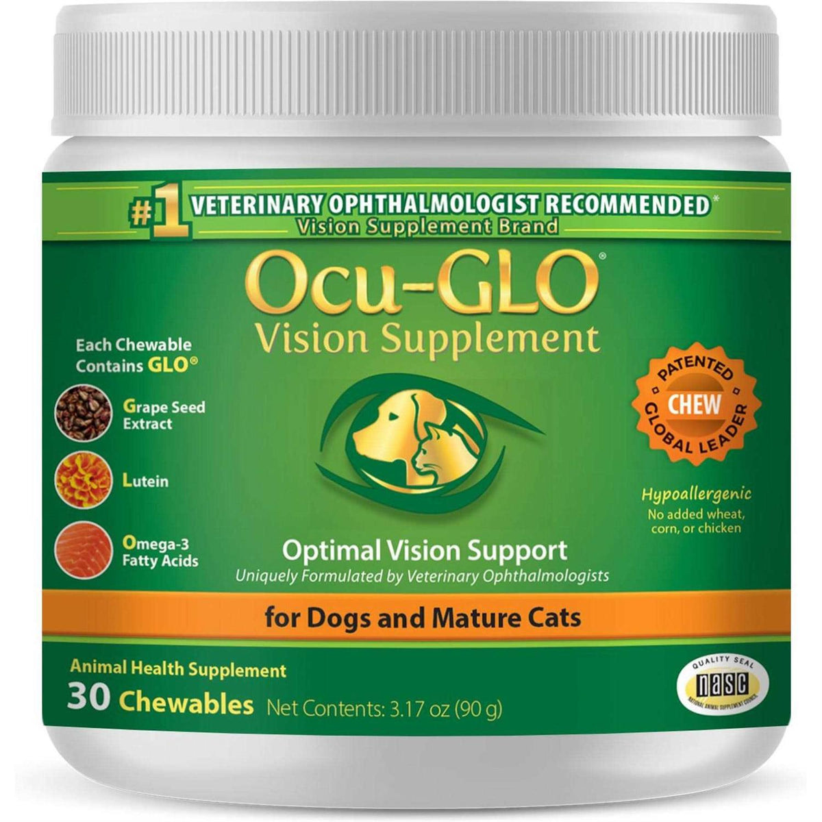 Vision Supplement Chewables for Small to Medium Dogs and Cats I96765