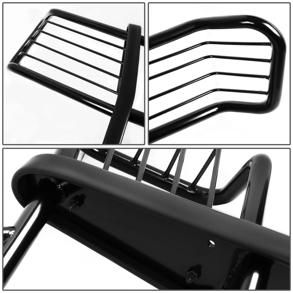 Black Front Bumper Protector Brush Grille Guard D922155