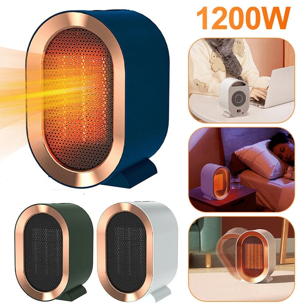 800W/1200W Portable Ceramic Fan Heater O646599