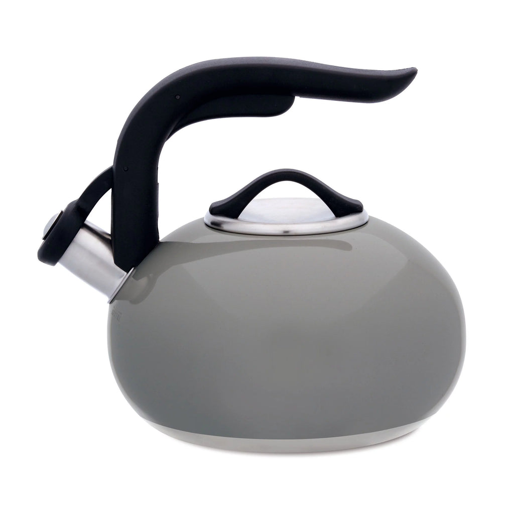 1.8-quart Light Grey Stainless Steel Tea Kettle J56163