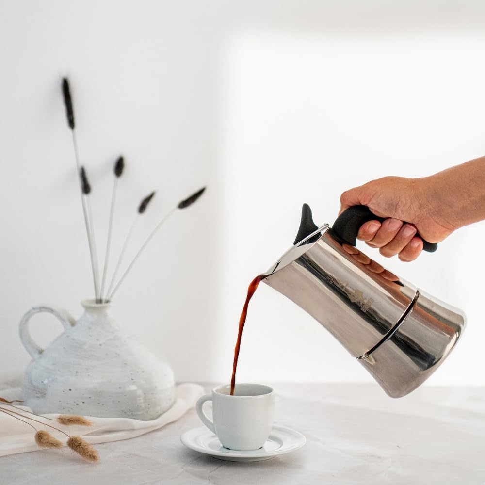 Stainless Steel 6 Cup Espresso Maker H727819
