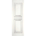 White Raised Panel Shutters Pair C3161