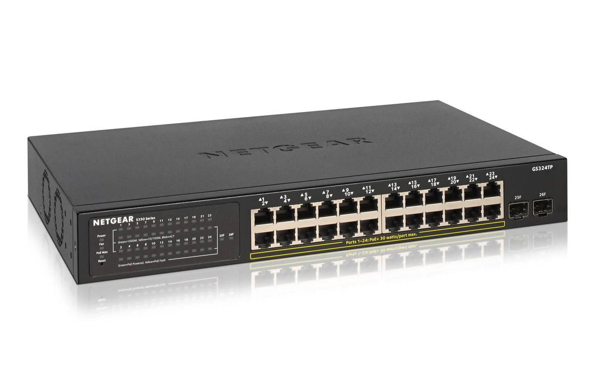 Black Managed Gigabit Ethernet Switch W75714