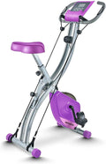 Folding Portable Upright Exercise Bike with LCD Monitor N252