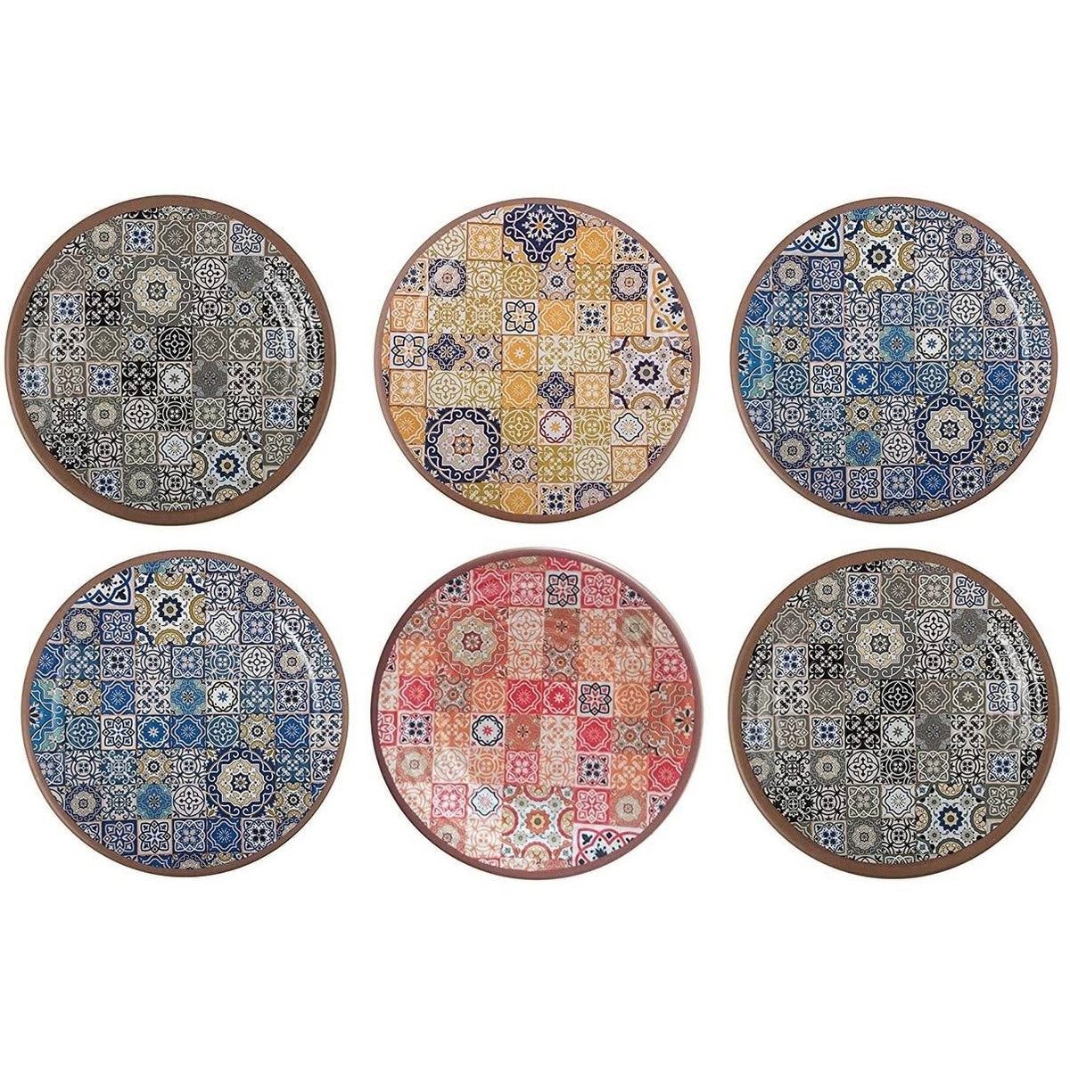 36-Piece Melamine Salad Plate Set G20190