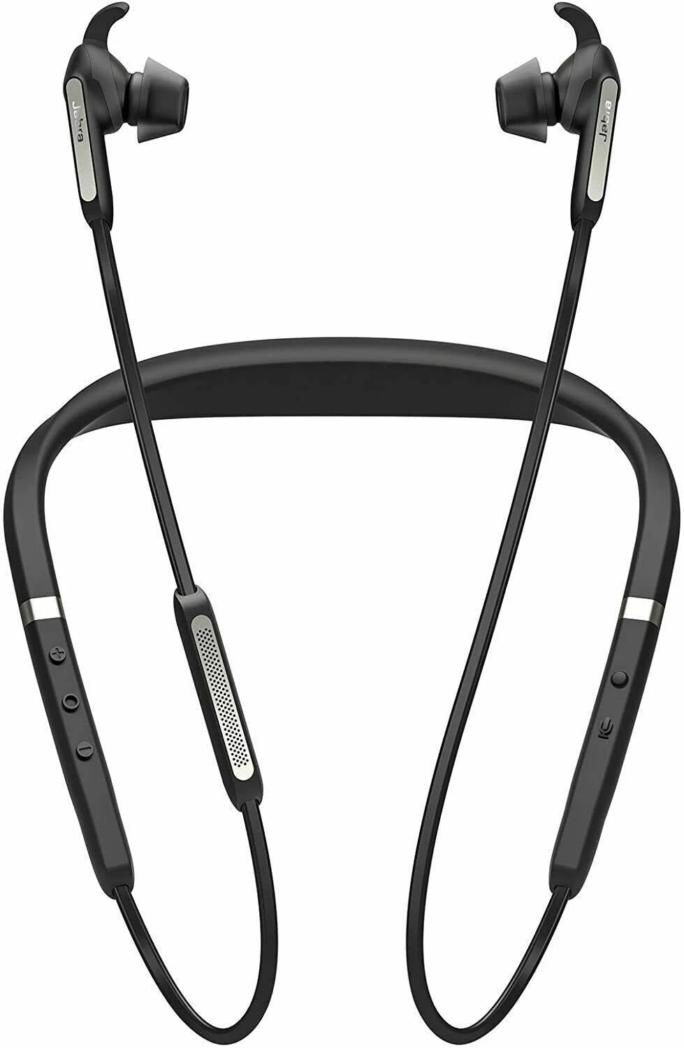 Titanium Black Bluetooth Wireless In-Ear Earphones with Mic M494