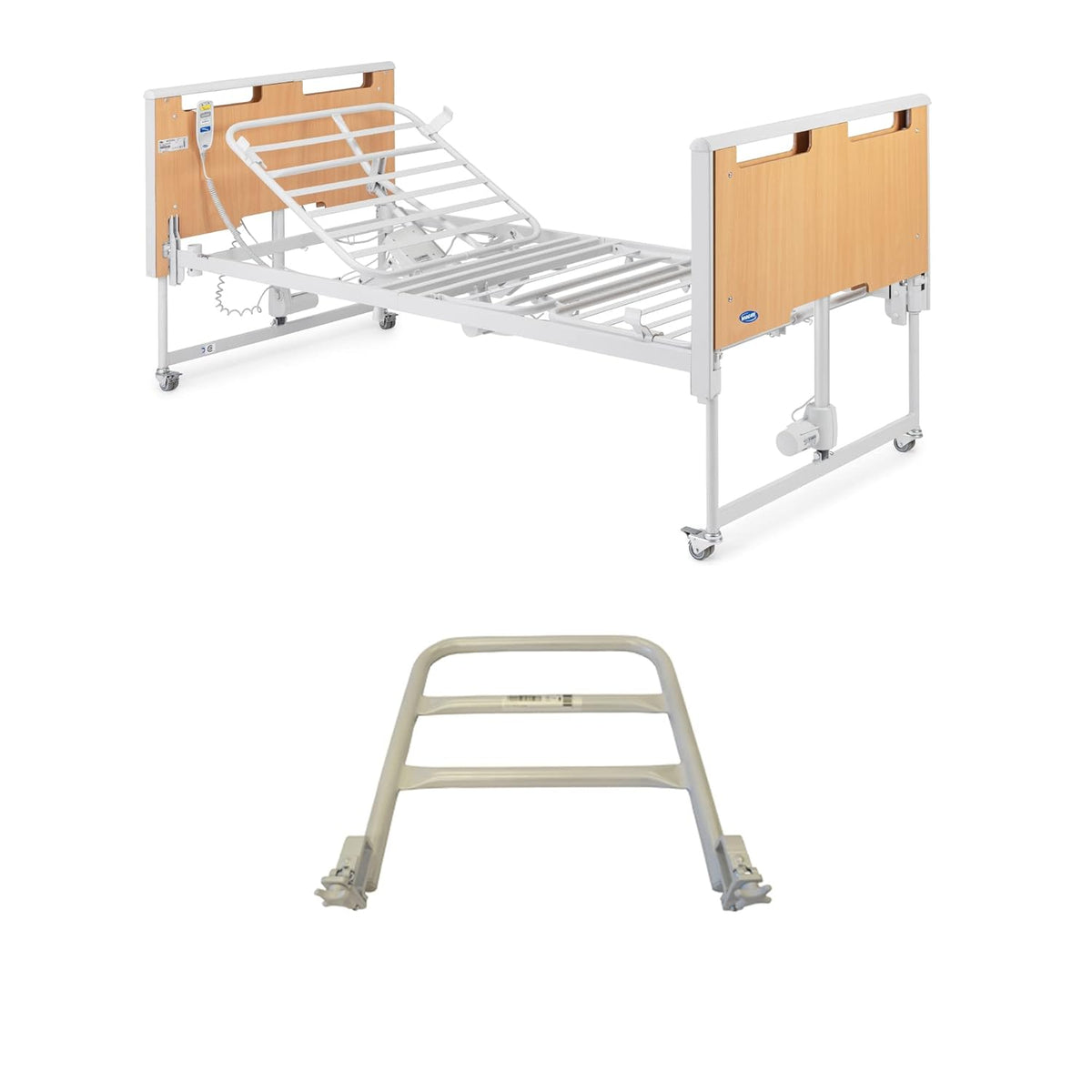Full-Electric Hospital Bed with Side Support Rail Q704