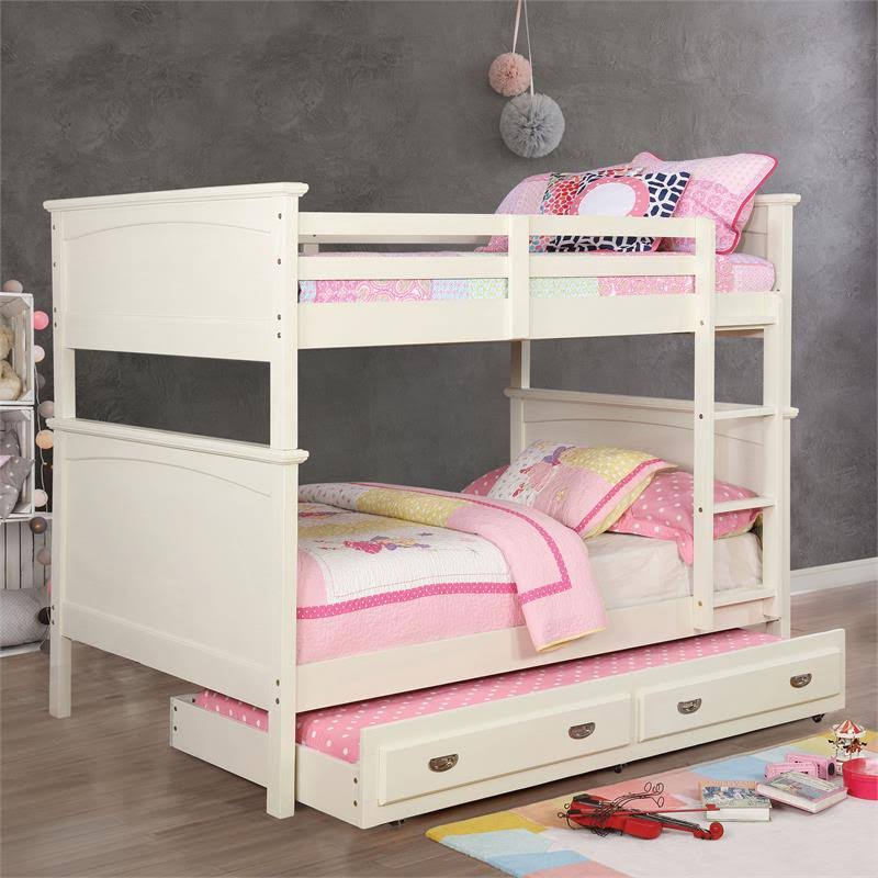White Wood Trundle R745