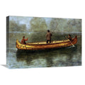 22 in. Fishing from a Canoe Art Print V97513