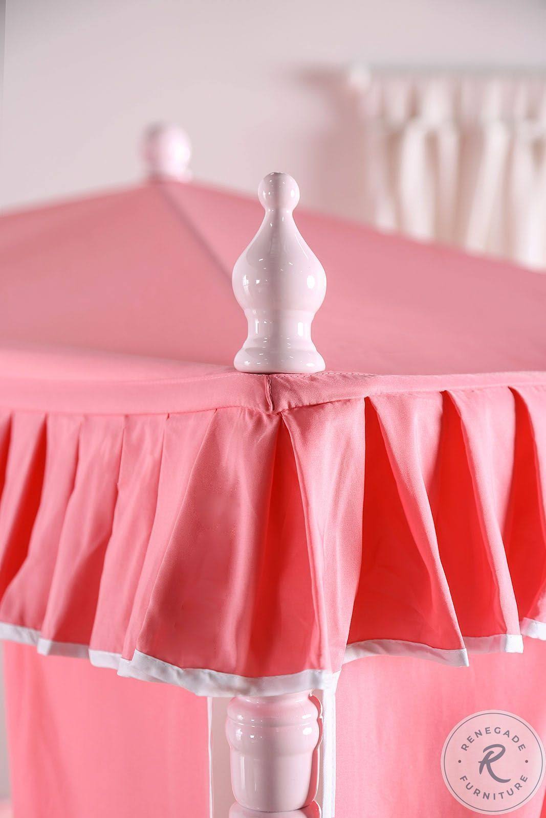 Light Pink Twin Bed E2391
