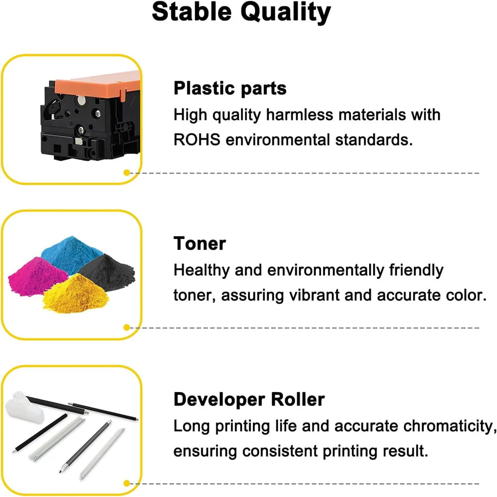 Black Cyan Magenta Yellow 4-Pack Toner Cartridge G37185