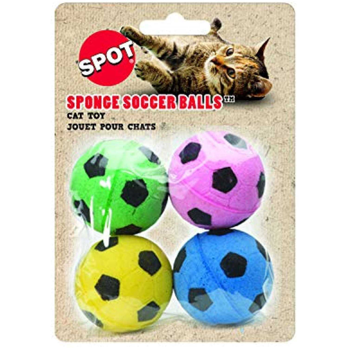 Sponge Soccer Balls Cat Toy M694