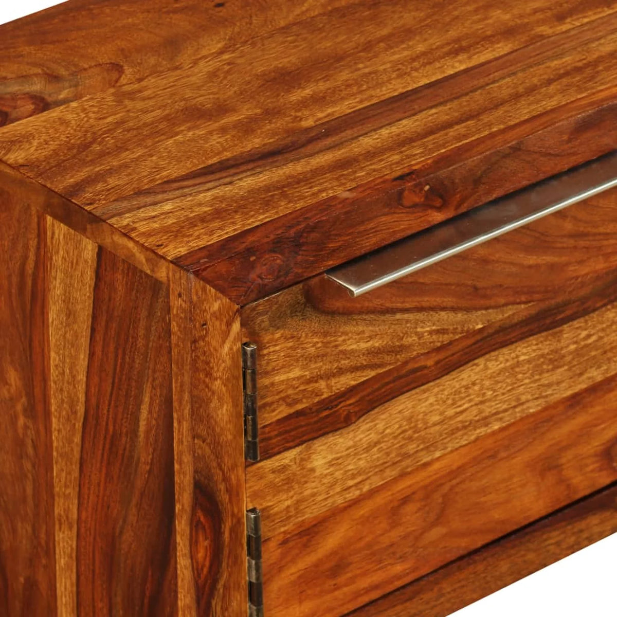 Sheesham Wood TV Stand with 2 Storage Drawers V54740