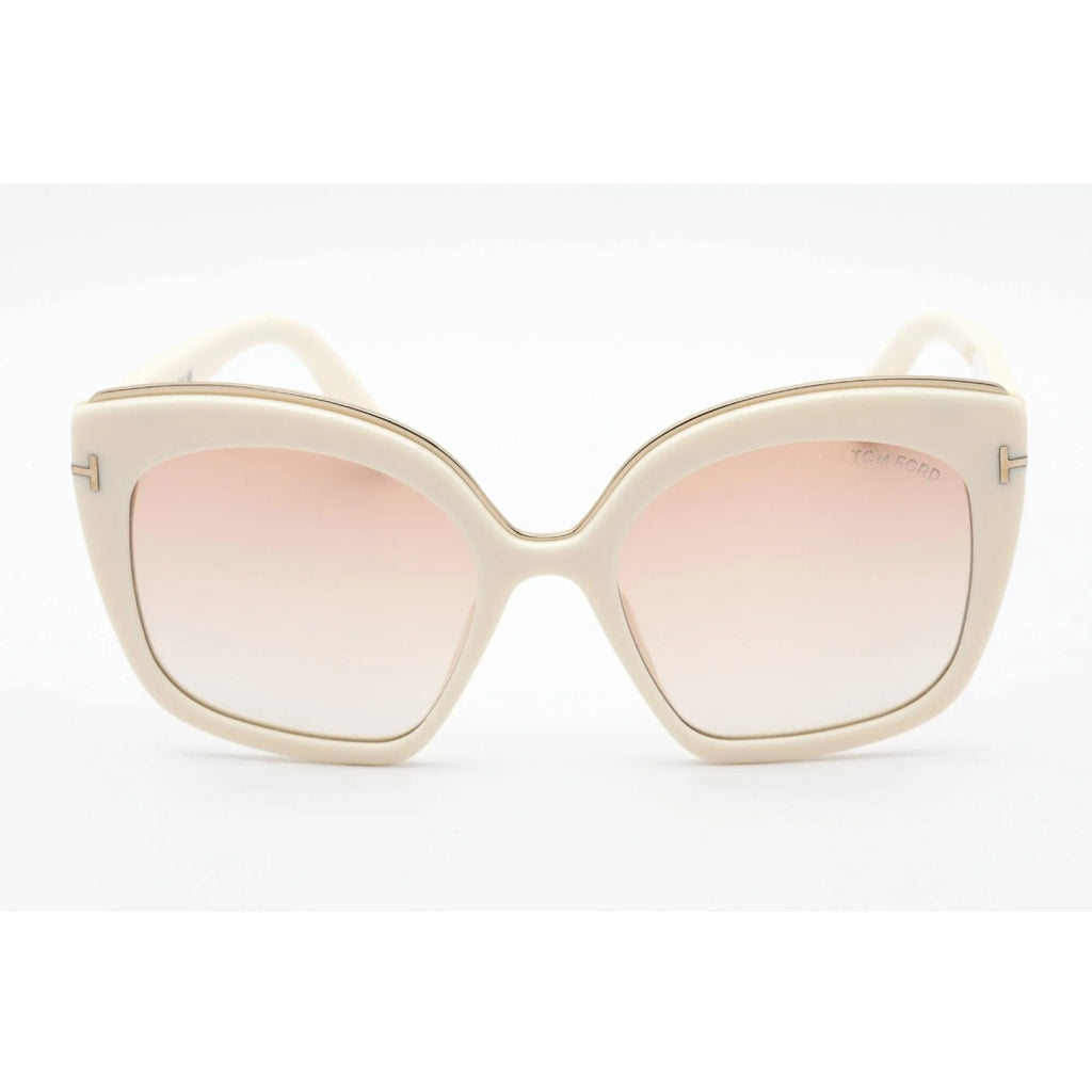Ivory Rectangular Frame Sunglasses Z6666