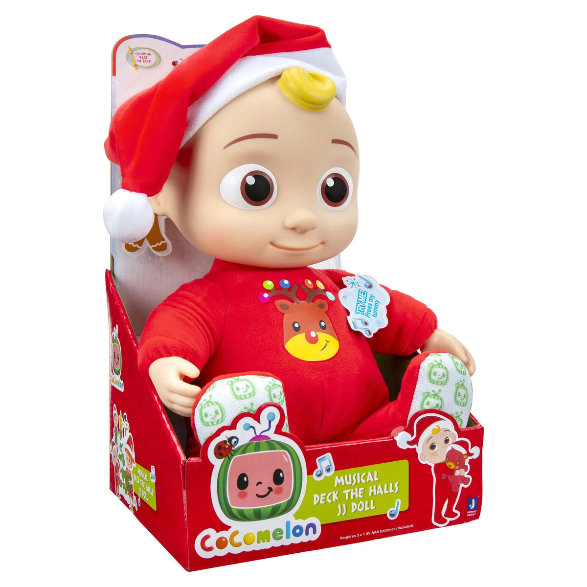 Musical Doll with Santa Hat F4993