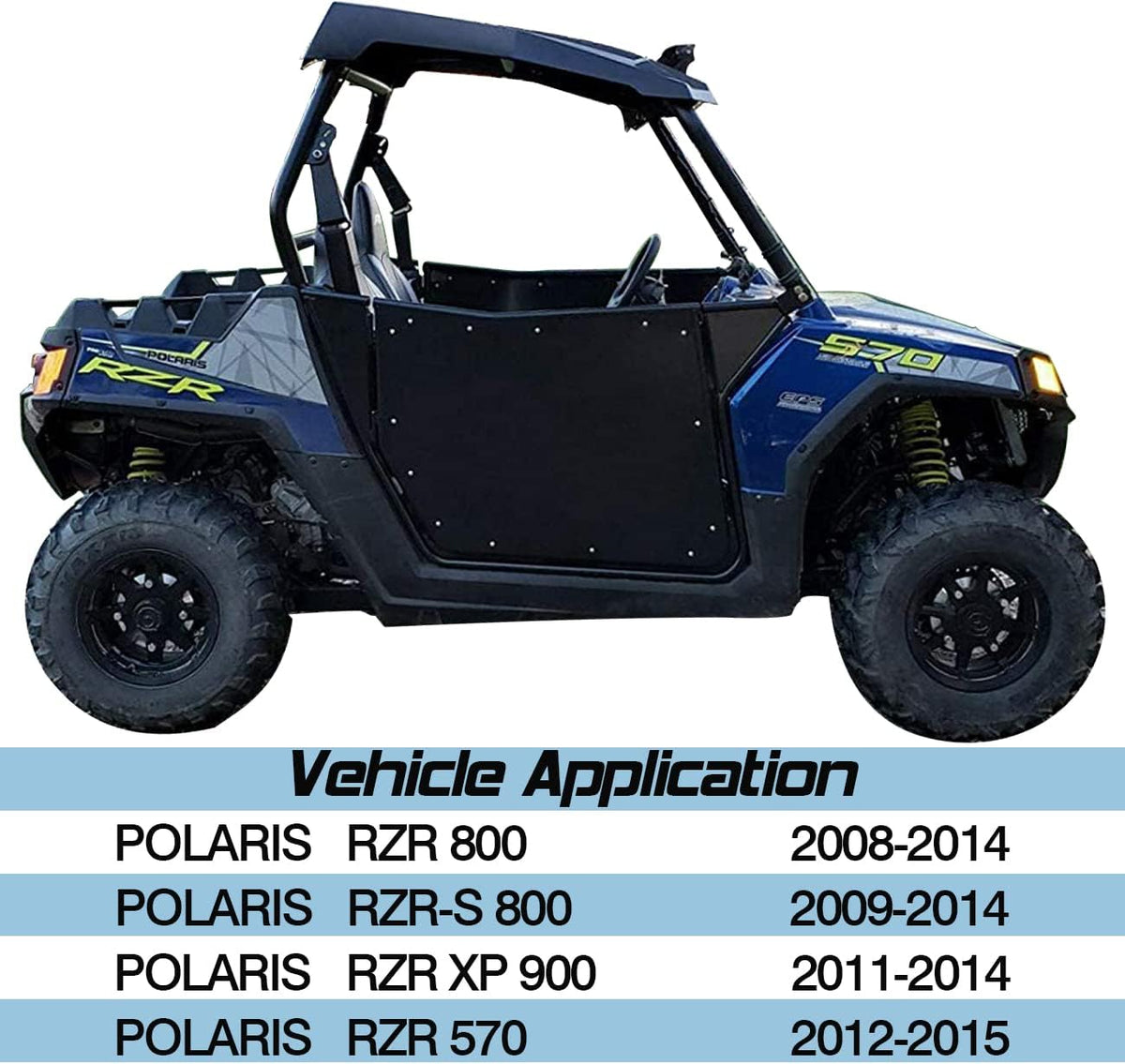2 Door Heavy Duty Aluminum Suicide Doors Set of 2 P34727