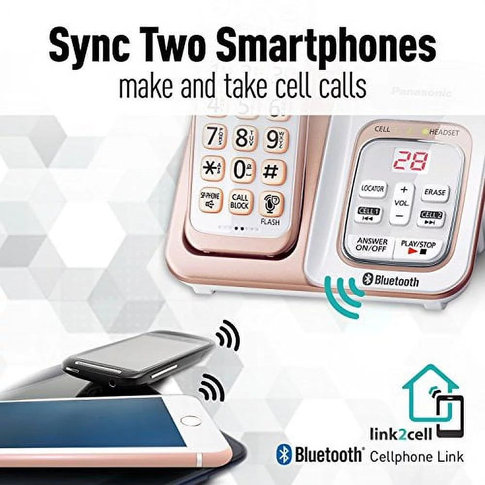 Cordless Phone 2 Handsets C724