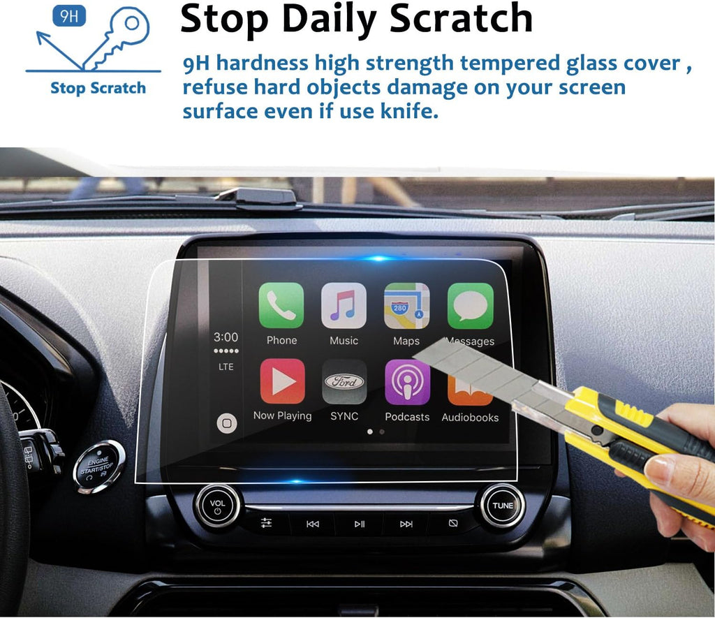 8 Inch Tempered Glass Car Navigation Screen Protector Q7906