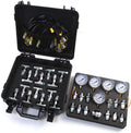 Hydraulic Pressure Test Kit with 5 Gauges, 5 Test Hoses, 13 Couplings and 14 Tee Connectors E51029