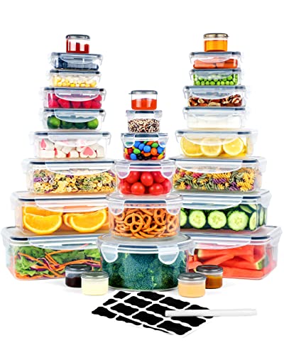 32 Piece Plastic Food Storage Container with Lids Z350