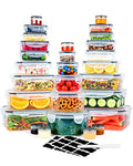 32 Piece Plastic Food Storage Container with Lids Z350