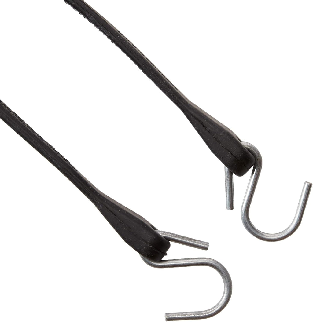 15" Rubber Bungee Cords with Hooks, Pack of 25 W115645