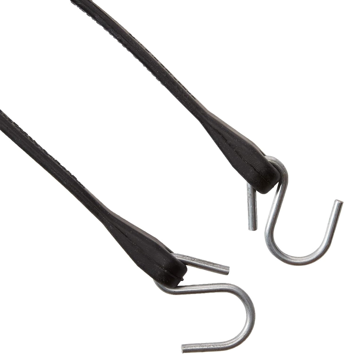 15" Rubber Bungee Cords with Hooks, Pack of 25 W115645